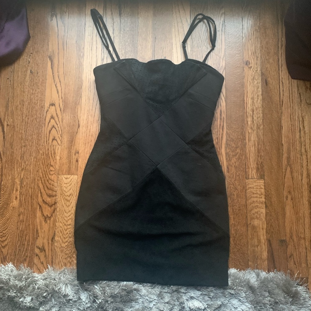 H Lorenzo Mini Black Dress